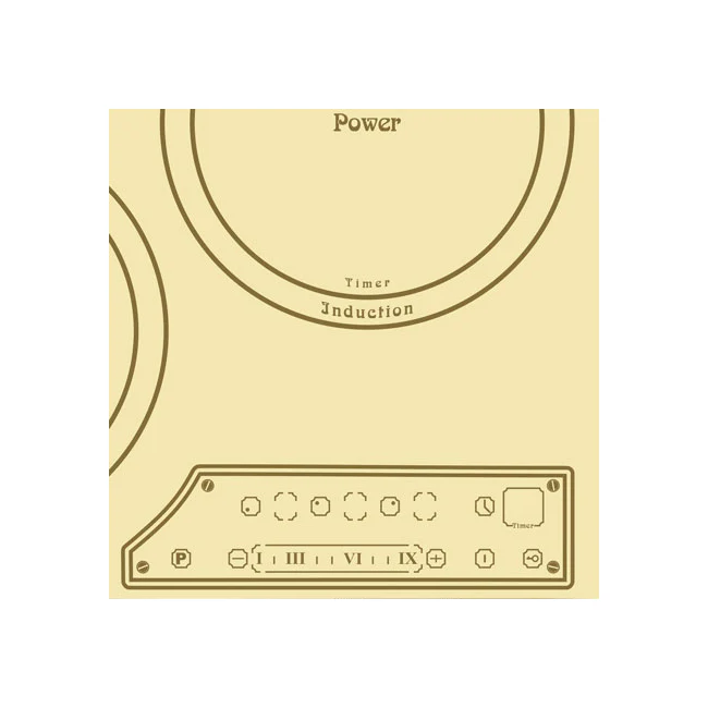 Art Deco 45cm Induction Hob (Ivory) - Image 3