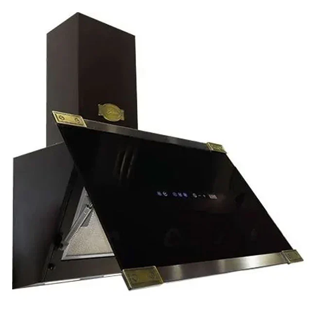 Art Deco 90cm Chimney Cooker Hood (Black) - Image 6