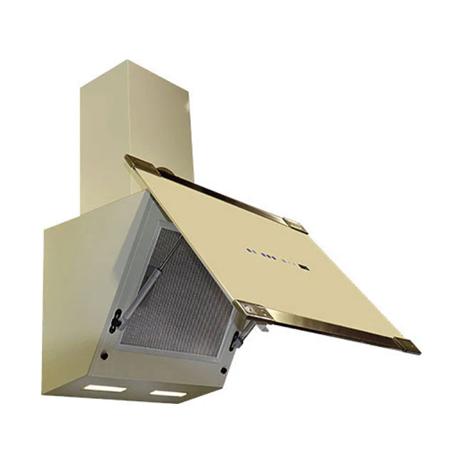 Art Deco 90cm Chimney Cooker Hood (Ivory) - Image 7