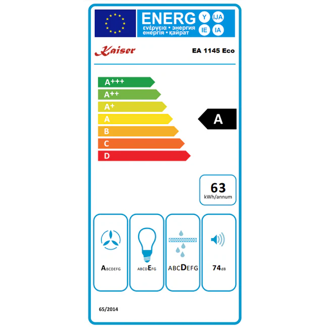 Avantgarde Pro 110cm Built-In Ceiling Island Cooker Hood (Black) - Image 6