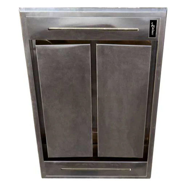 Avantgarde Pro 110cm Built-In Ceiling Island Cooker Hood (Steel) - Image 4