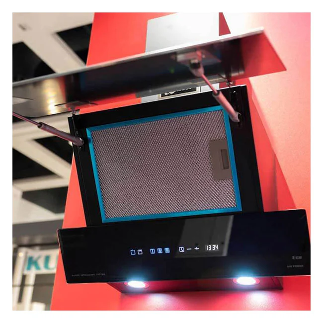 Avantgarde Pro 60cm Cooker Hood (Black) - Image 6