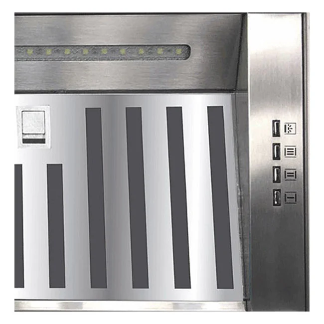 Avantgarde Pro 90cm Built In Cooker Hood (Stainless Steel) - Image 4