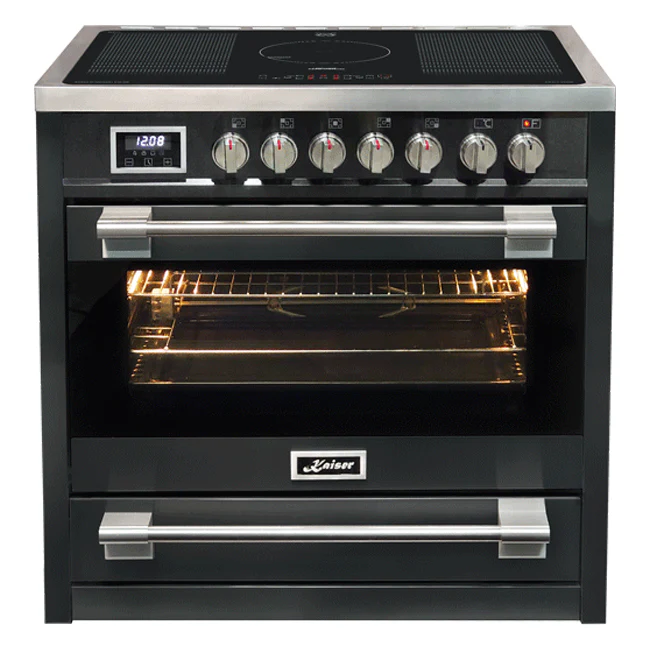 Avantgarde Pro 90cm Induction Range Cooker (Black) - Image 3