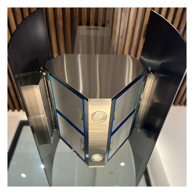 Avantgarde Pro 90cm Island Cooker Hood (Black) - Image 3