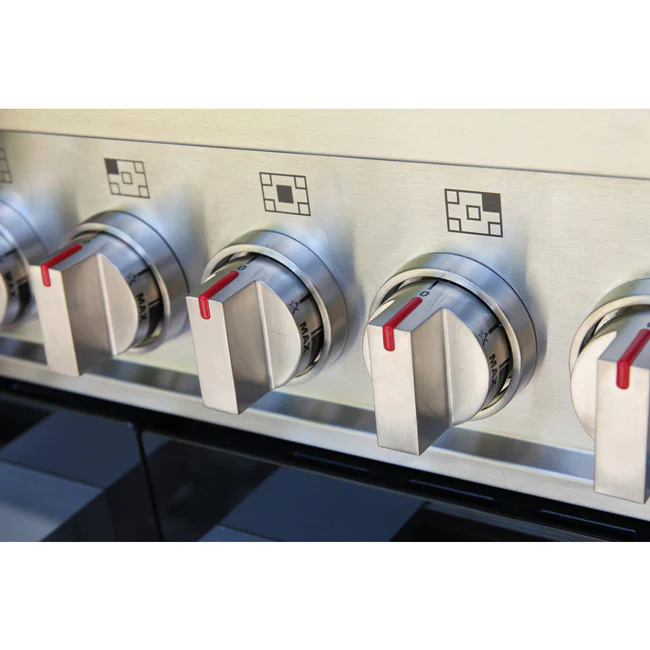 Avantgarde Pro 90cm Double Cavity Dual Fuel Range Cooker (Stainless Steel) - Image 8