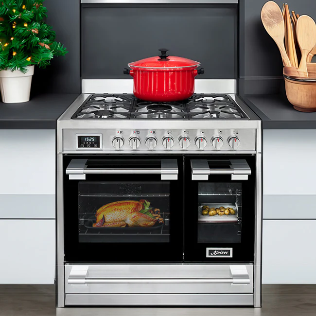 Avantgarde Pro Double Cavity Range Cooker & 90cm Hood Bundle (Stainless Steel) - Image 6