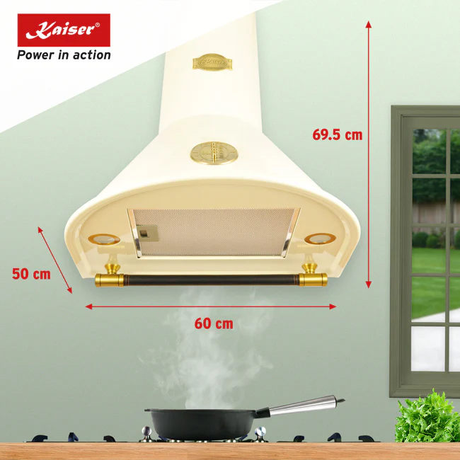 Belle Epoque 60cm Classic Cooker Hood (Ivory) - Image 5