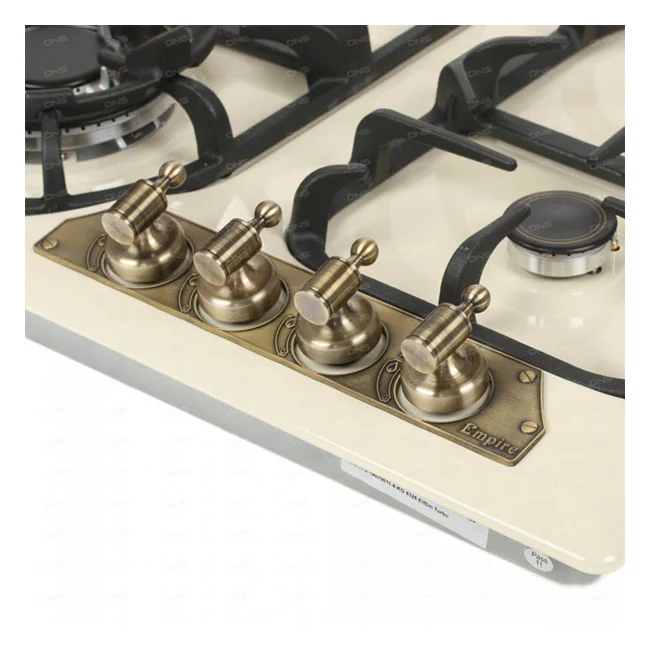 Empire 60cm Gas Hob (Ivory) - Image 8