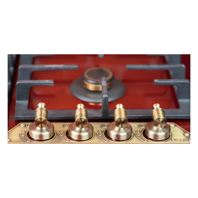 Empire 60cm Turbo Gas Hob (Bordeaux Red) - Image 14