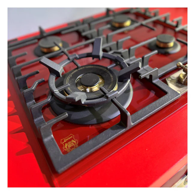 Empire 60cm Turbo Gas Hob (Bordeaux Red) - Image 8