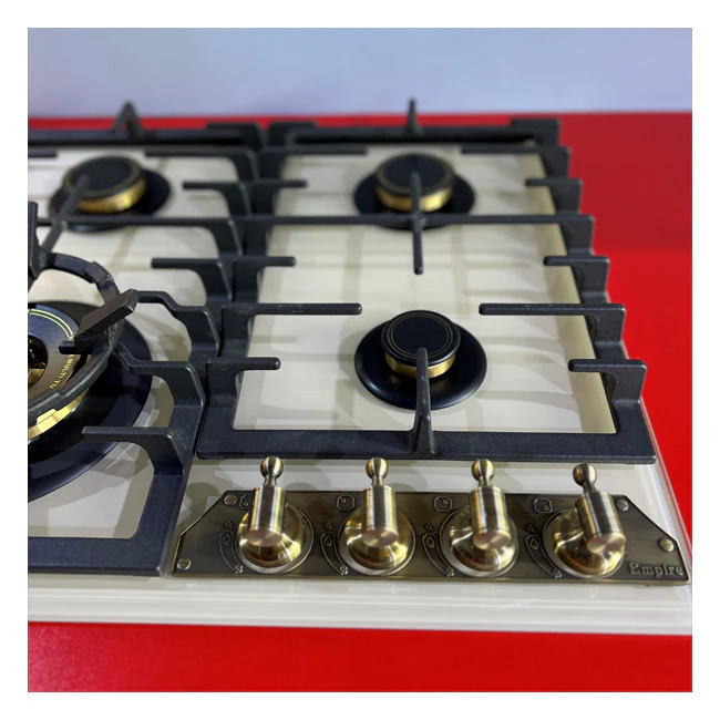 Empire 60cm Turbo Gas Hob (Ivory) - Image 9