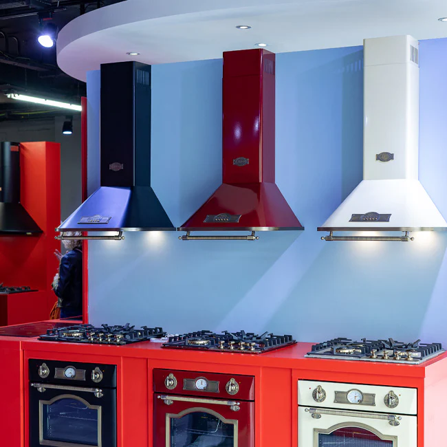 Empire 90cm Cooker Hood (Bordeaux Red) - Image 3