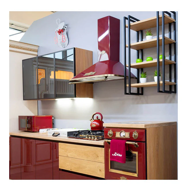 Empire 90cm Cooker Hood (Bordeaux Red) - Image 9