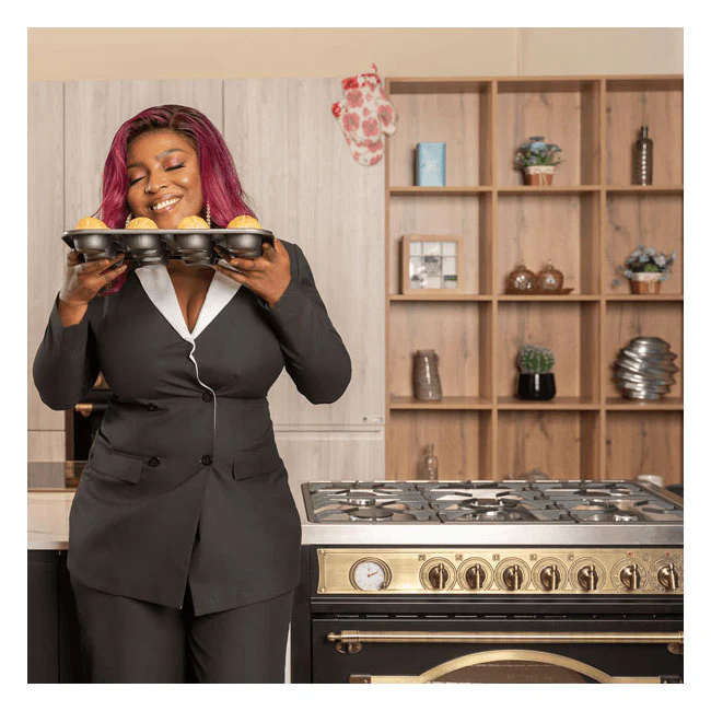 Empire 90cm Dual Fuel Range Cooker (Black) - Image 10