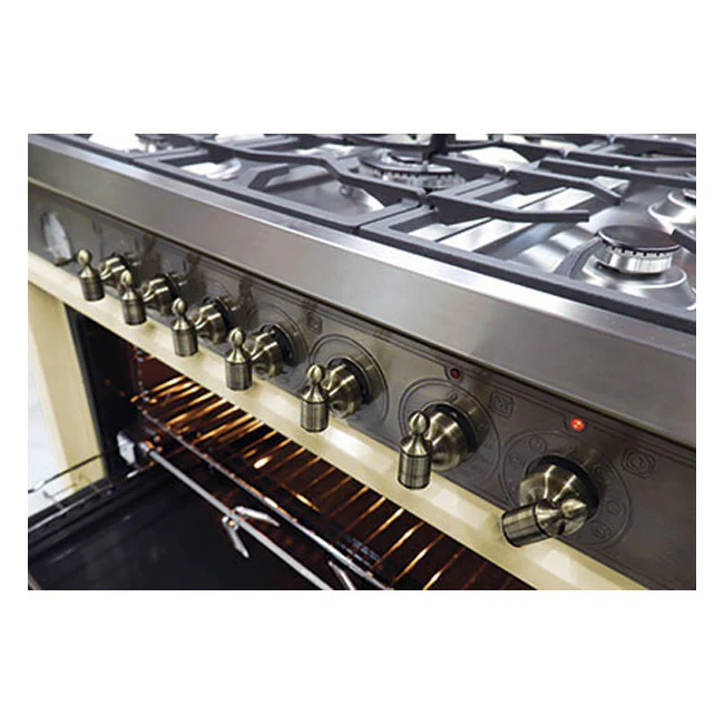 Empire 90cm Dual Fuel Range Cooker (Ivory) - Image 6