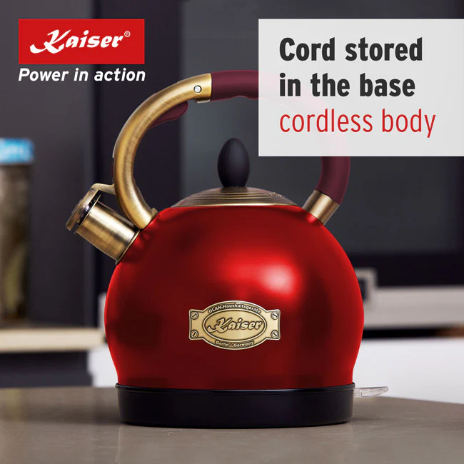 Empire Electric Kettle (Bordeaux Red) - Image 4