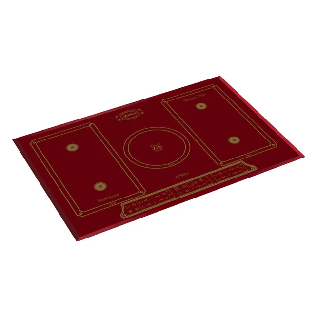 Empire Electric Oven & 77cm Induction Hob Bundle (Bordeaux Red) - Image 7