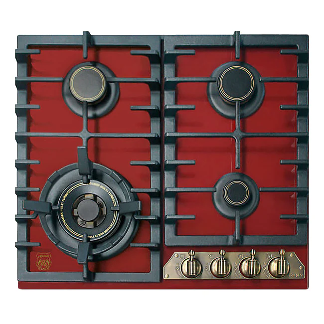 Empire Electric Oven, Gas Hob & Cooker Hood Bundle (Bordeaux Red) - Image 5