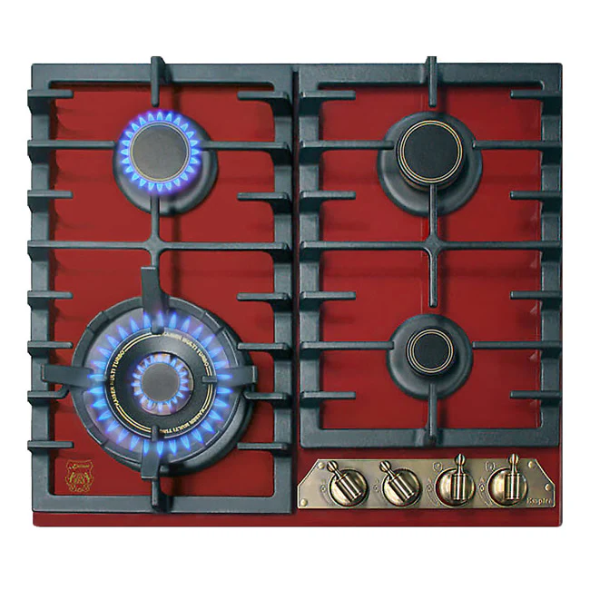 Empire Electric Oven, Gas Hob & Cooker Hood Bundle (Bordeaux Red) - Image 6