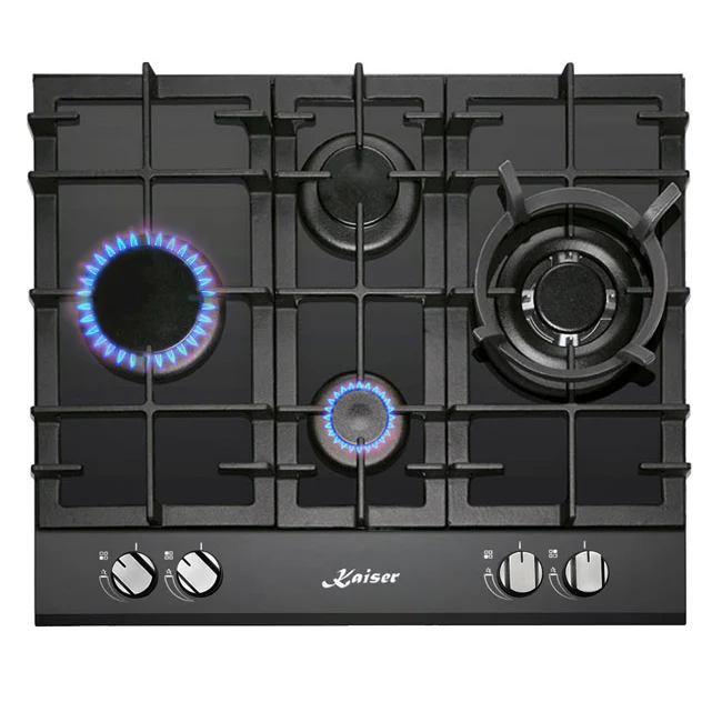 Grand Chef 60cm Gas Hob (Black) - Image 2