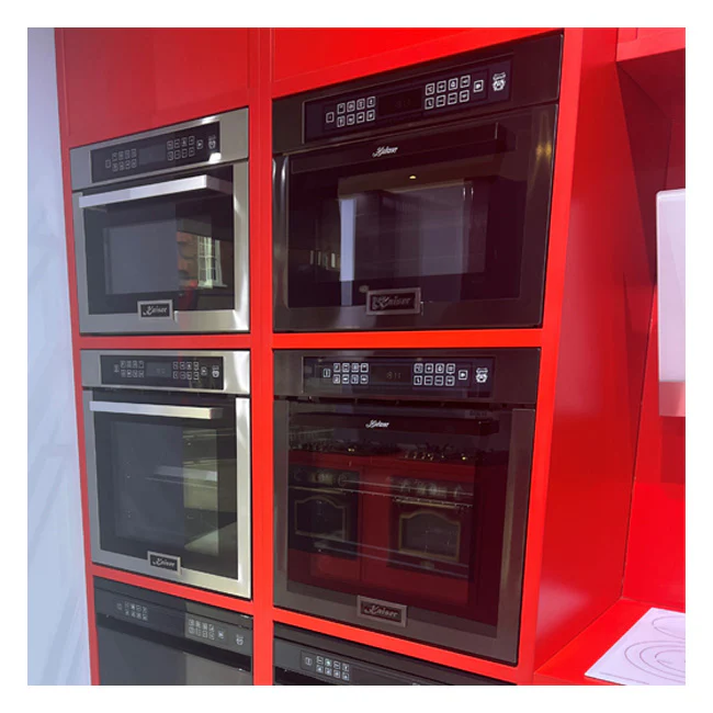 Grand Chef Compact Electric Oven with Microwave Function (Black Stainless Steel) - Image 4