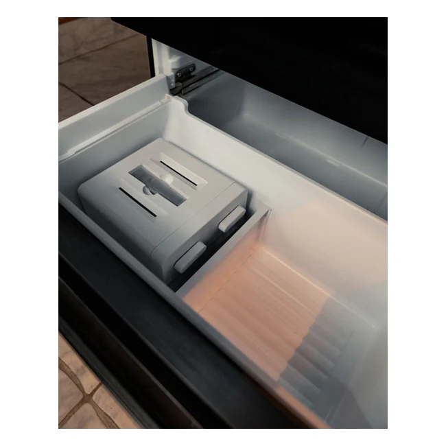 Grand Chef French Door Fridge Freezer (Black) - Image 4