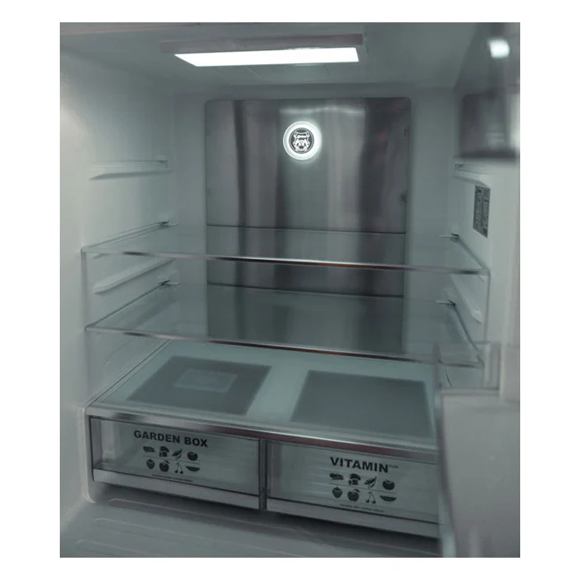 Grand Chef French Door Fridge Freezer (Black) - Image 6